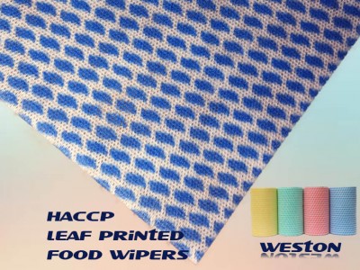 HACCP standard printed food service spunlace non-woven