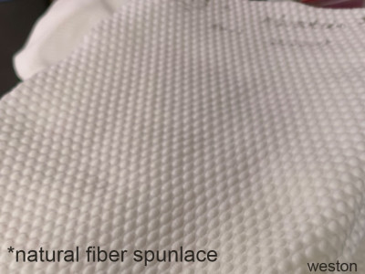 Biodegradable fiber spunlace